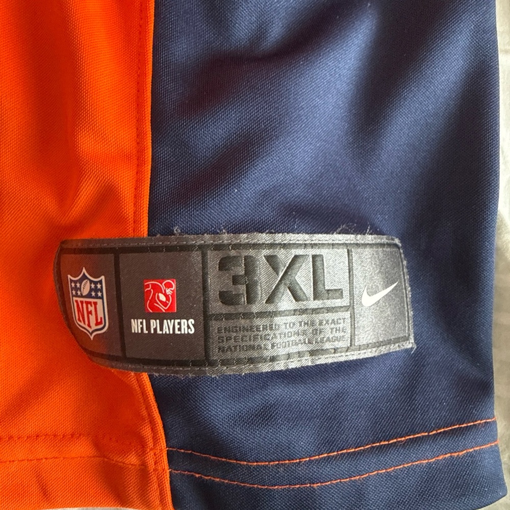 Men’s Nike Justin Simmons #31 Denver Broncos Vapor Limited Jersey Sz 3XL - RARE - Picture 3 of 6